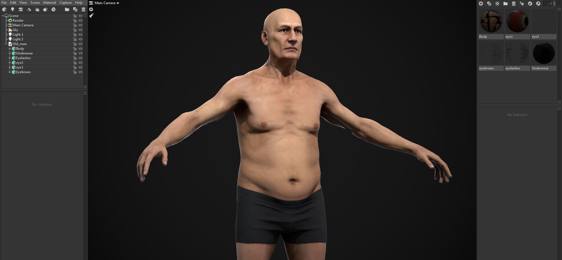 Different ages men pack 3D Model Collection_53