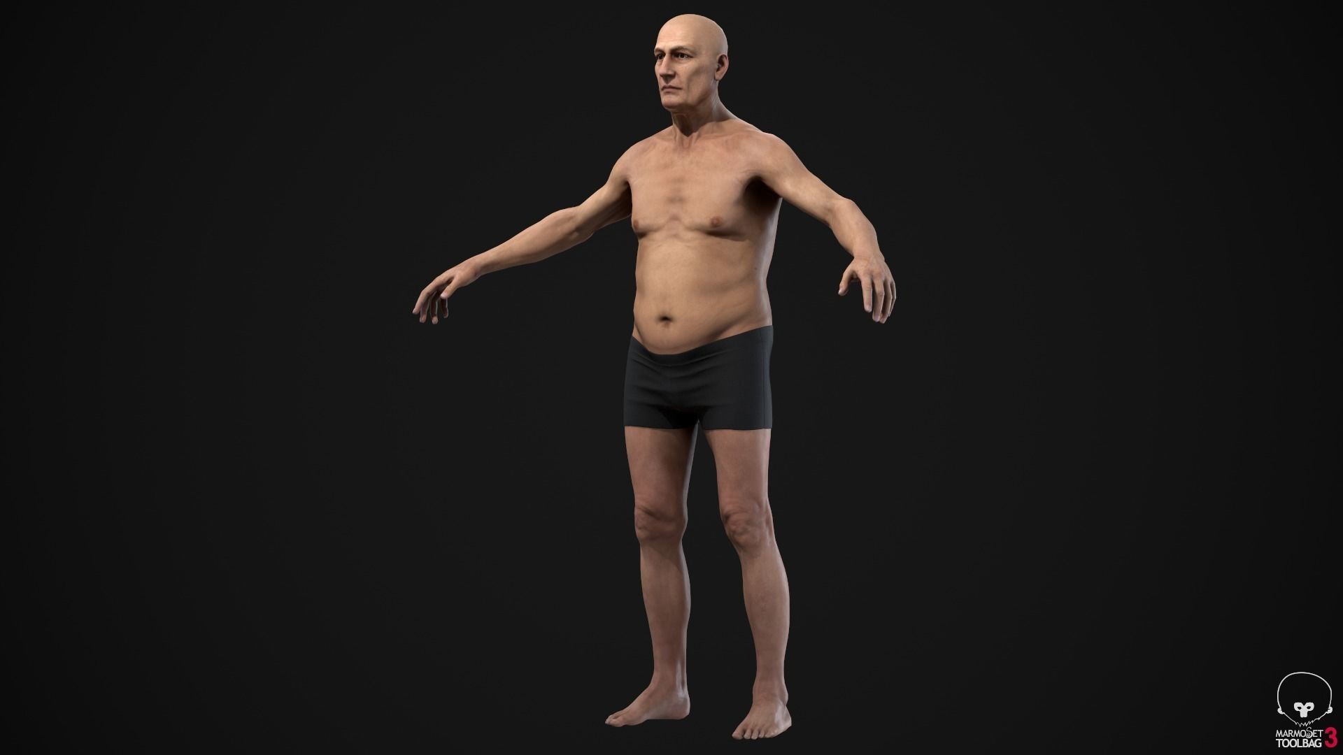 Different ages men pack 3D Model Collection_39