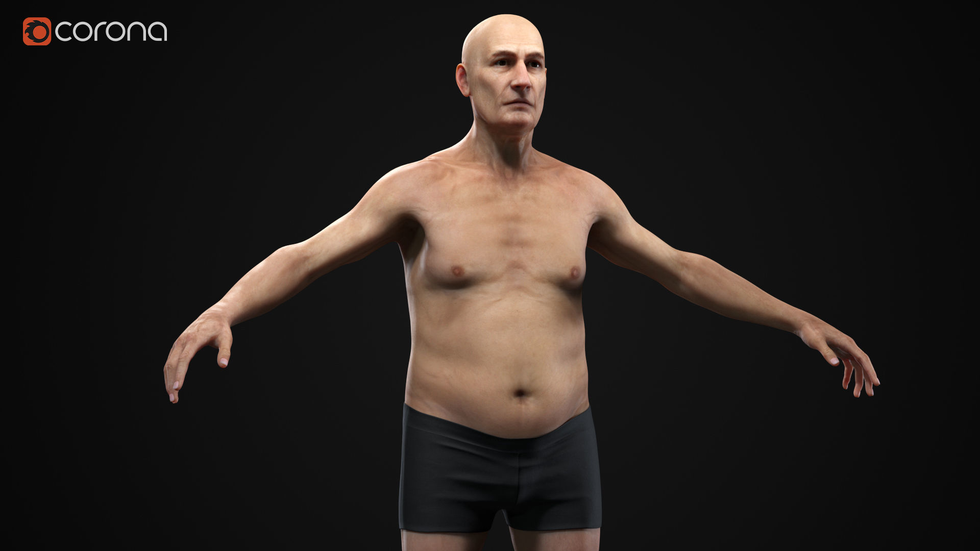Different ages men pack 3D Model Collection_35