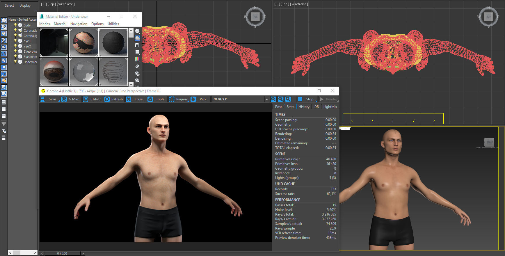 Different ages men pack 3D Model Collection_29