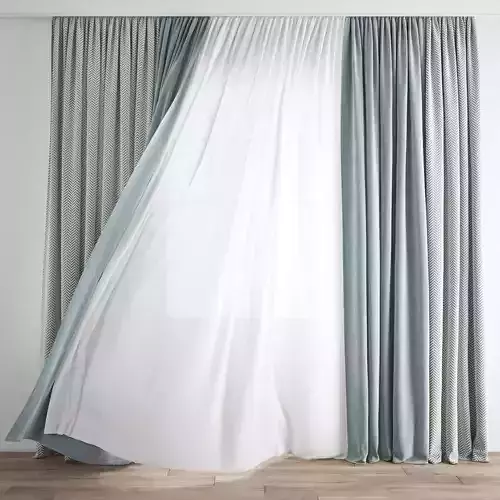 Curtain 267-Wind blowing effect 2