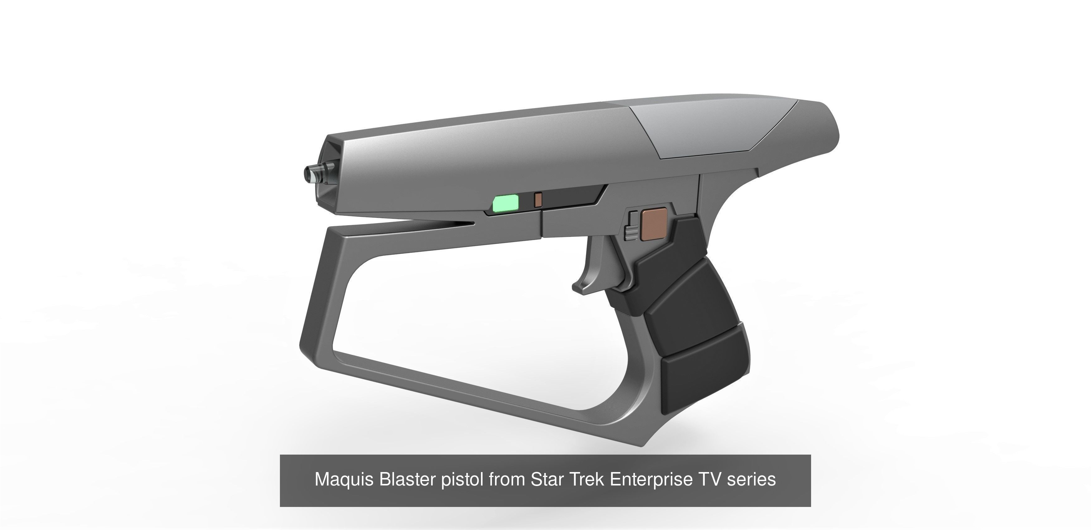 Maquis Blaster pistol and rifle 3D Model Collection_3