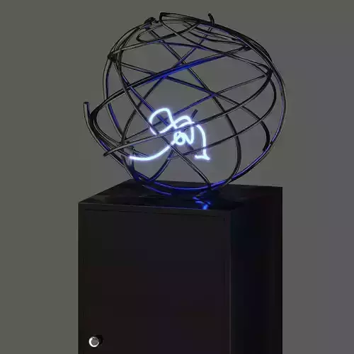 Neon orb 3D model