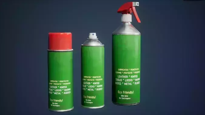 Spray Cans Game Ready