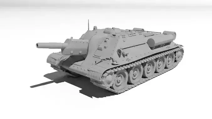 Tank Su122 for 3D print