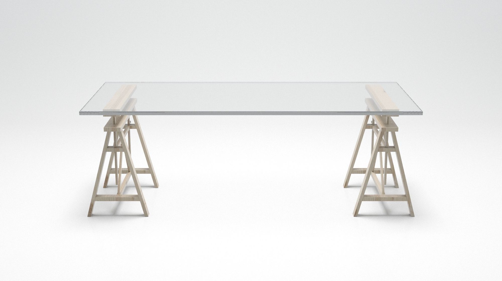 LowPoly Table Teatro Low-poly 3D model_1