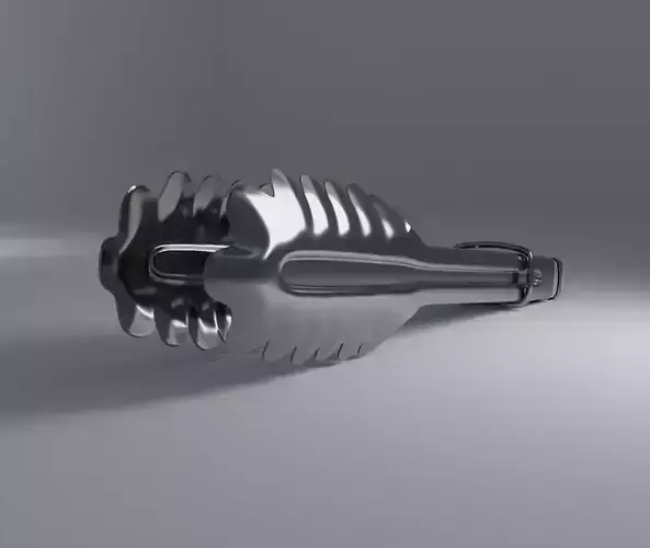 Tong 3d model metal spoon 3D model