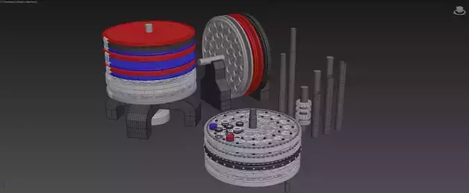 Modular Variable Magnetic Coupling - Concept 3D print model