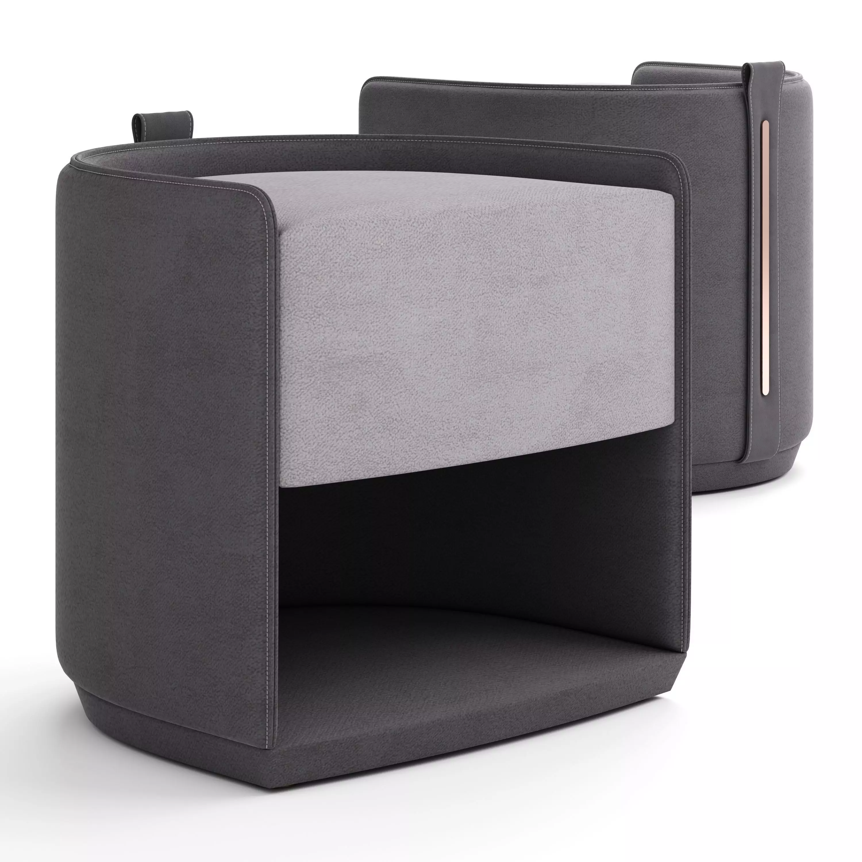 Turri Vine Pouf 3D model