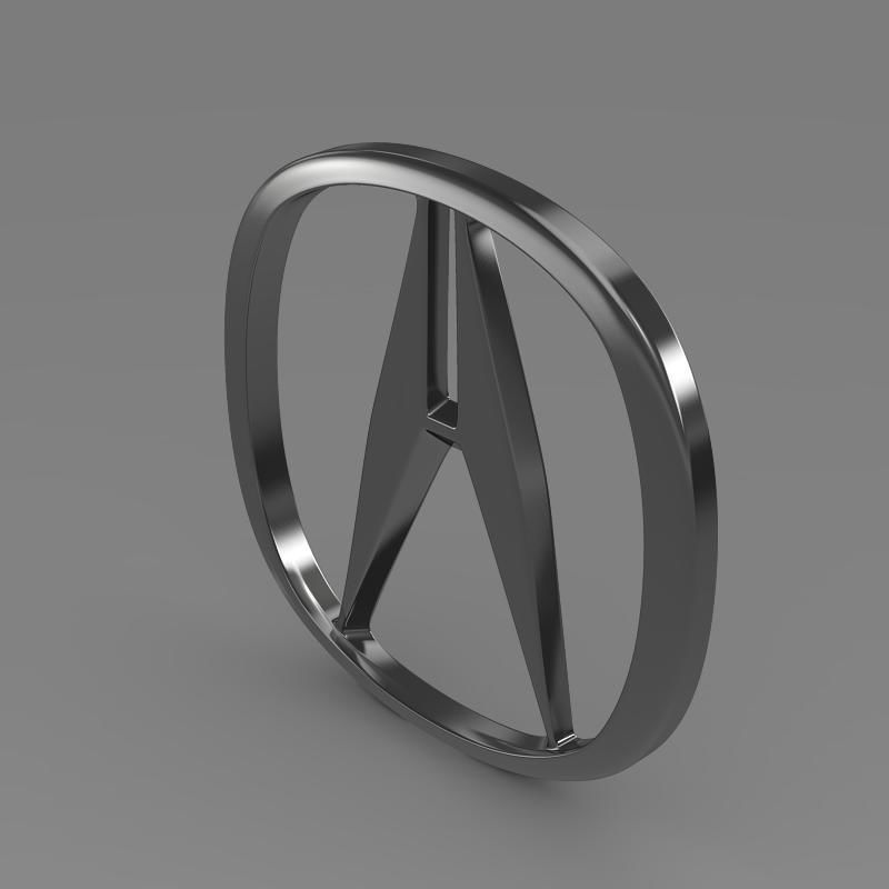 Acura logo 3D model_5