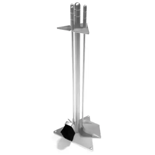 Stainless Steel Fireplace Tools With Stand