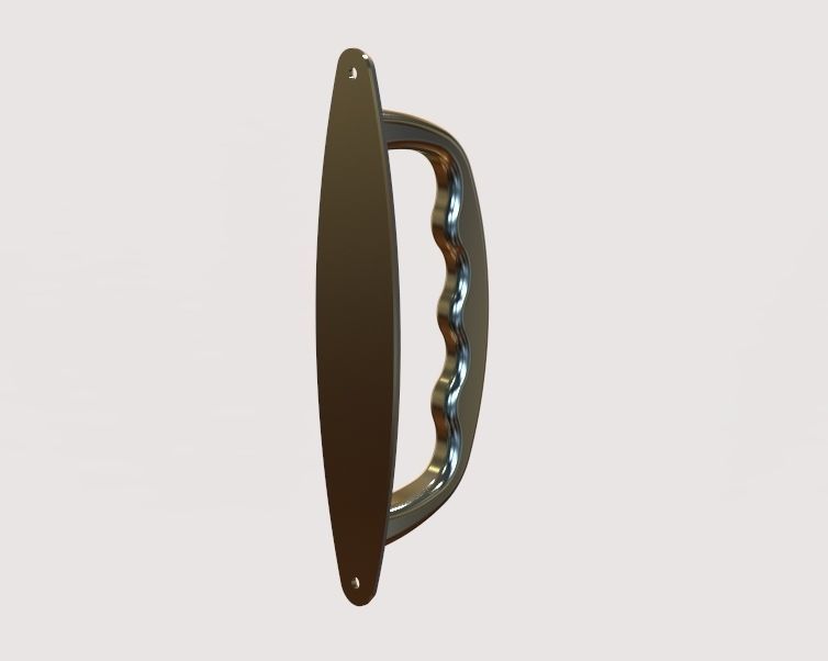 Door Handle 3D print model_23