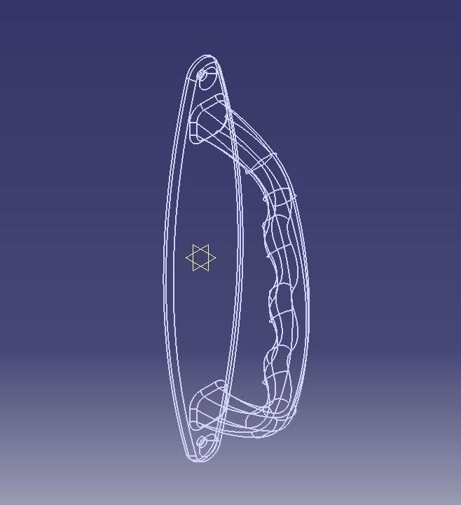 Door Handle 3D print model_4