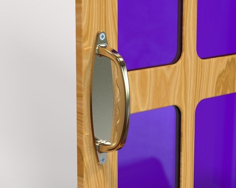 Door Handle 3D print model_26