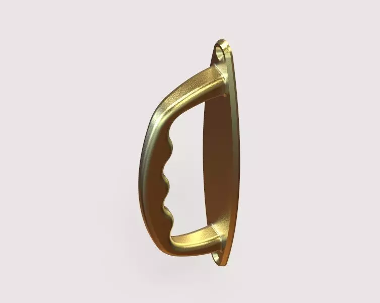 Door Handle 3D print model_0