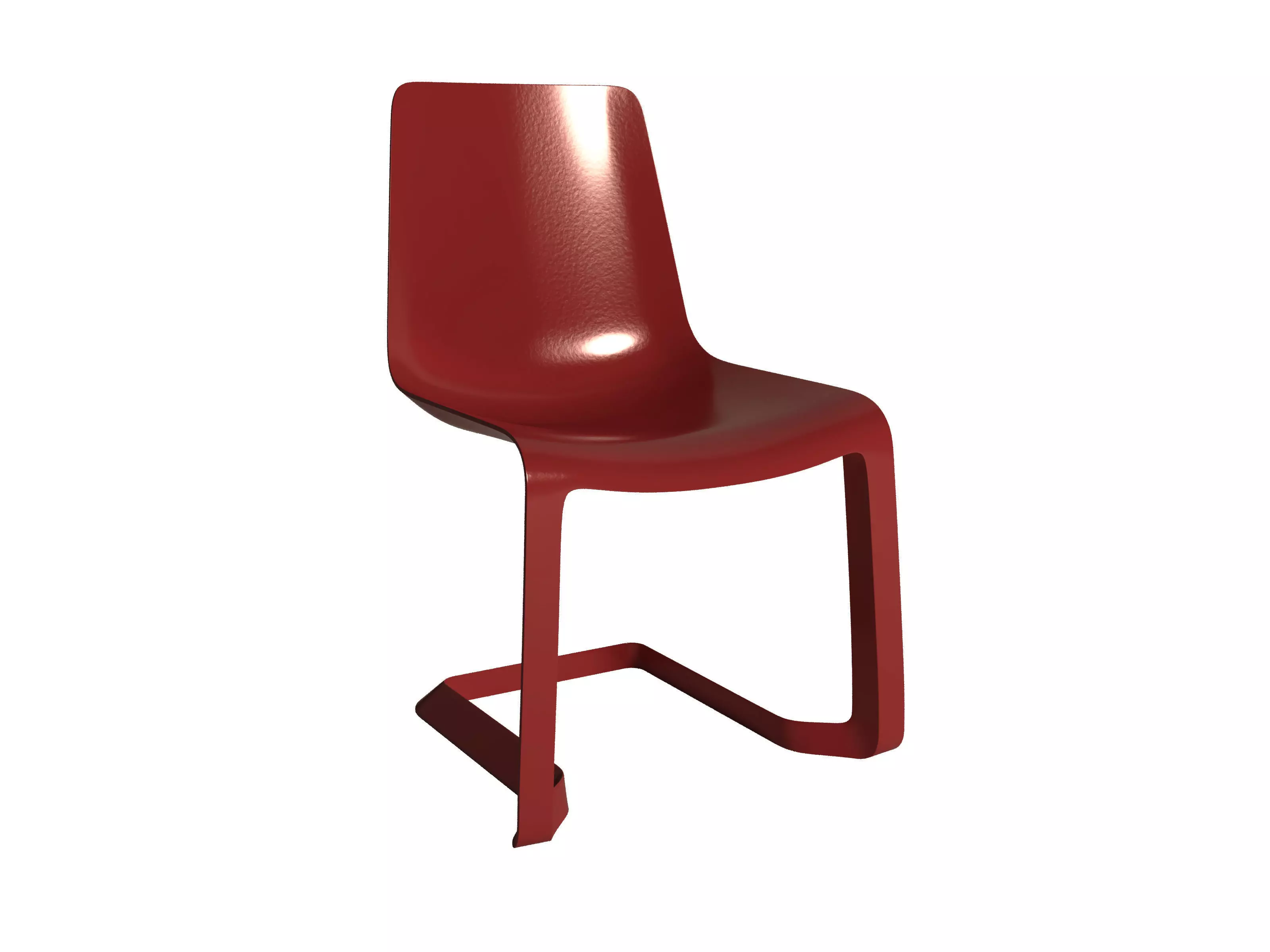 00002 plastic chair 3D model_0