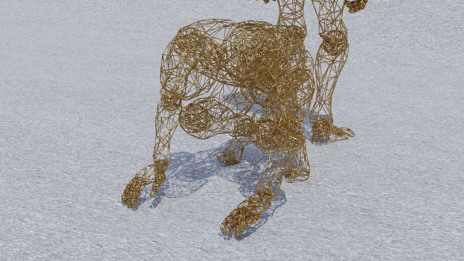 Statue Decor 3D model_1