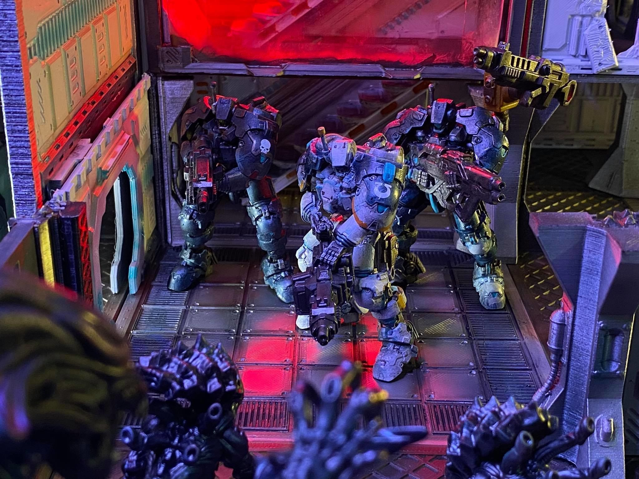 FKMSA ADVANCE BATTLE DROID ARMORED HEAVYARMS UNIT A 3D print model_2