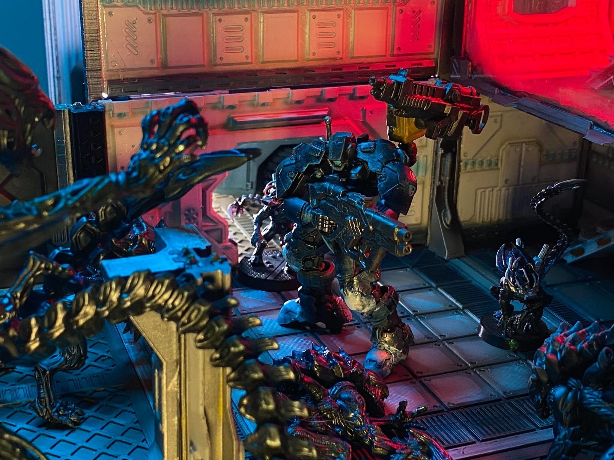 FKMSA ADVANCE BATTLE DROID ARMORED HEAVYARMS UNIT A 3D print model_4