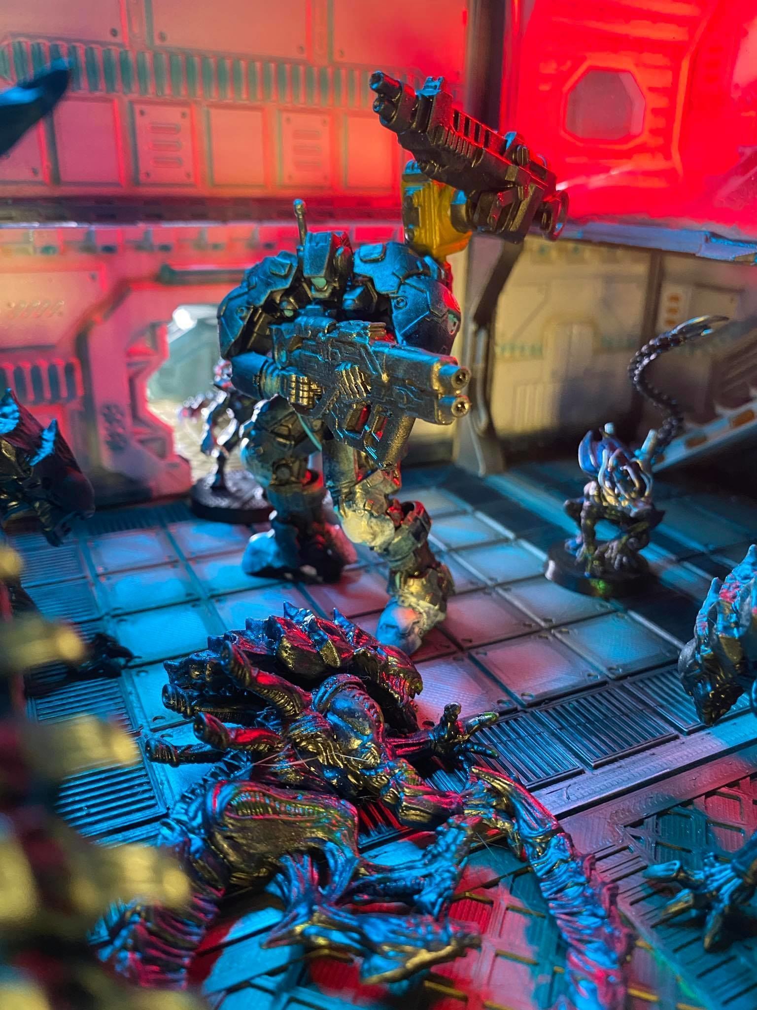 FKMSA ADVANCE BATTLE DROID ARMORED HEAVYARMS UNIT A 3D print model_7