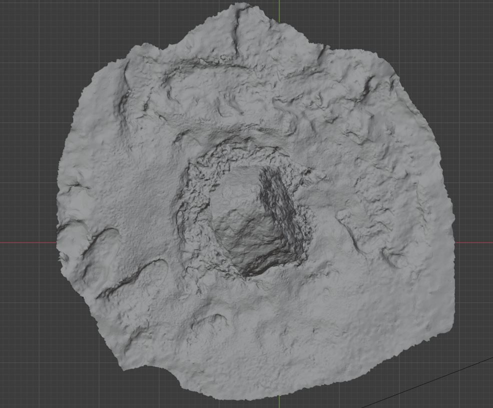 Stone In Snow 3D model_32