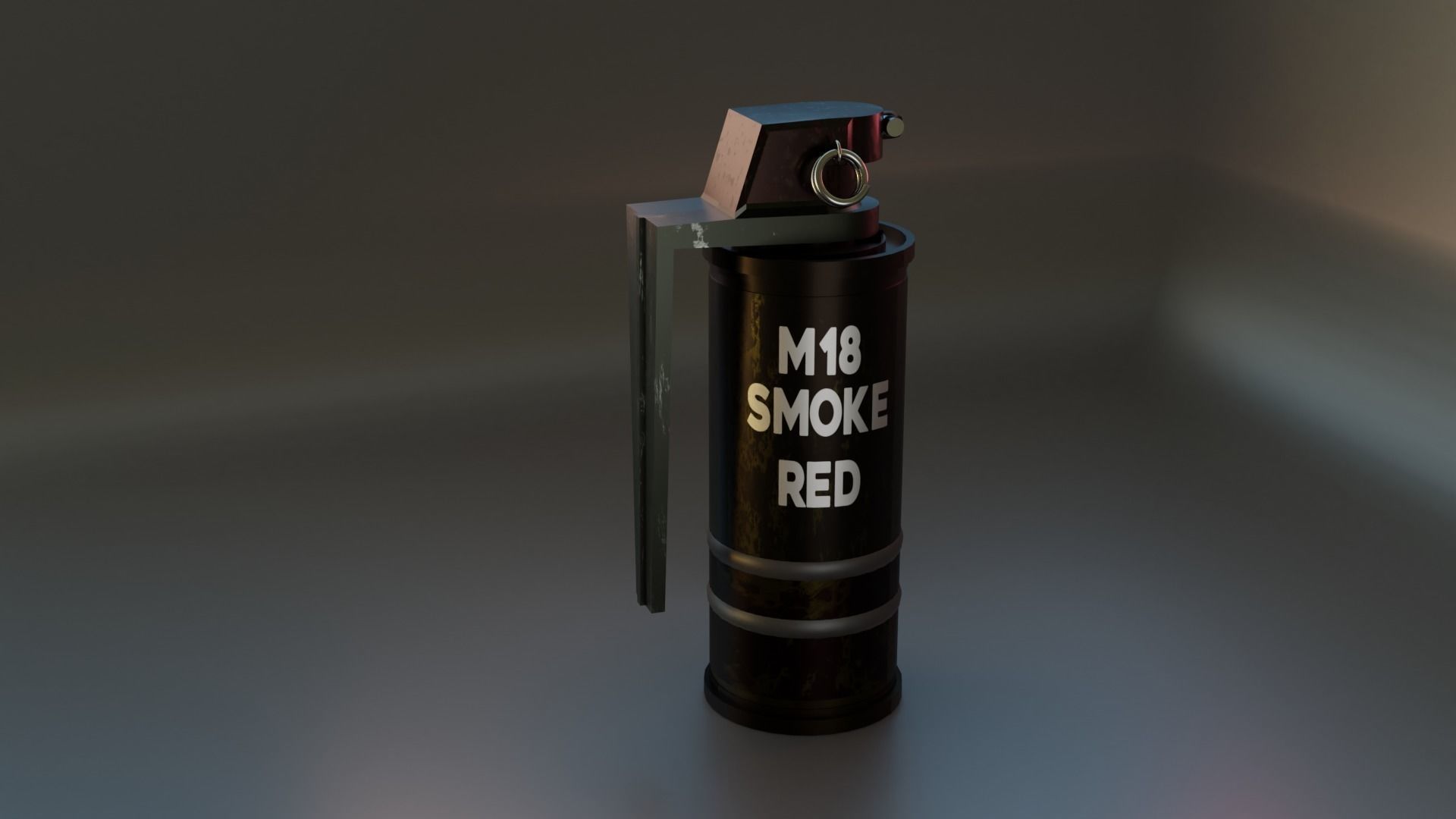 Grenade Smoke Free 3D model_1