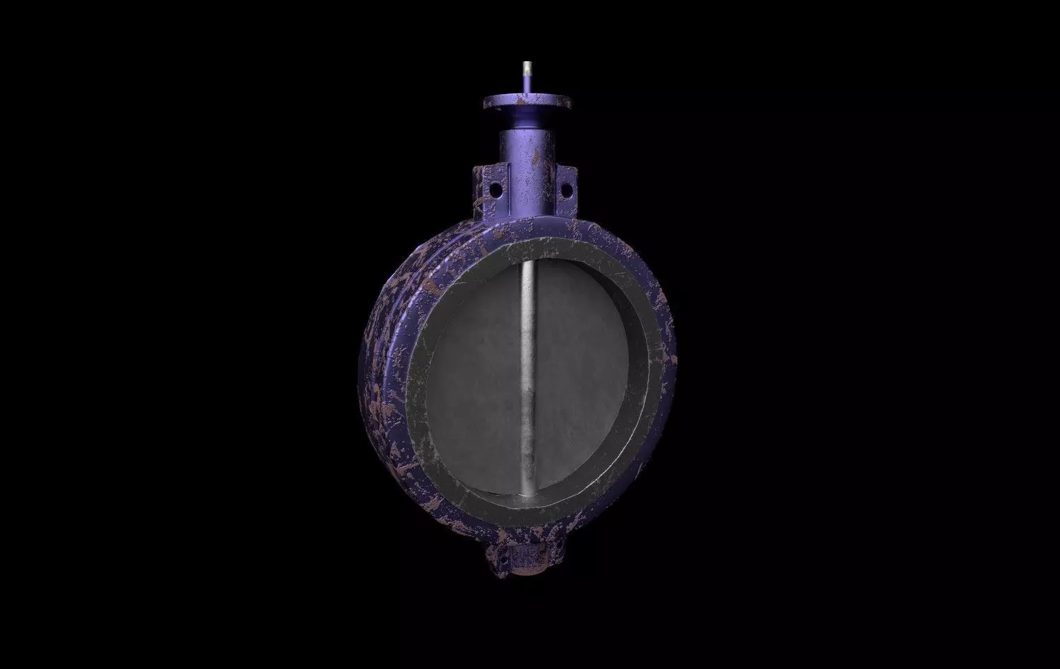 A Valve butterfly Free low-poly 3D model