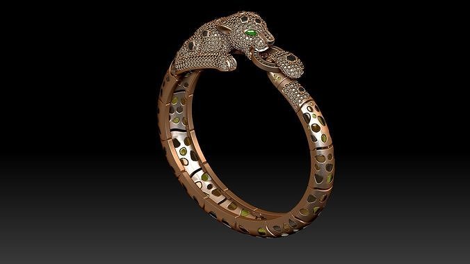 Bracelet 3d jewelry model 3D print model