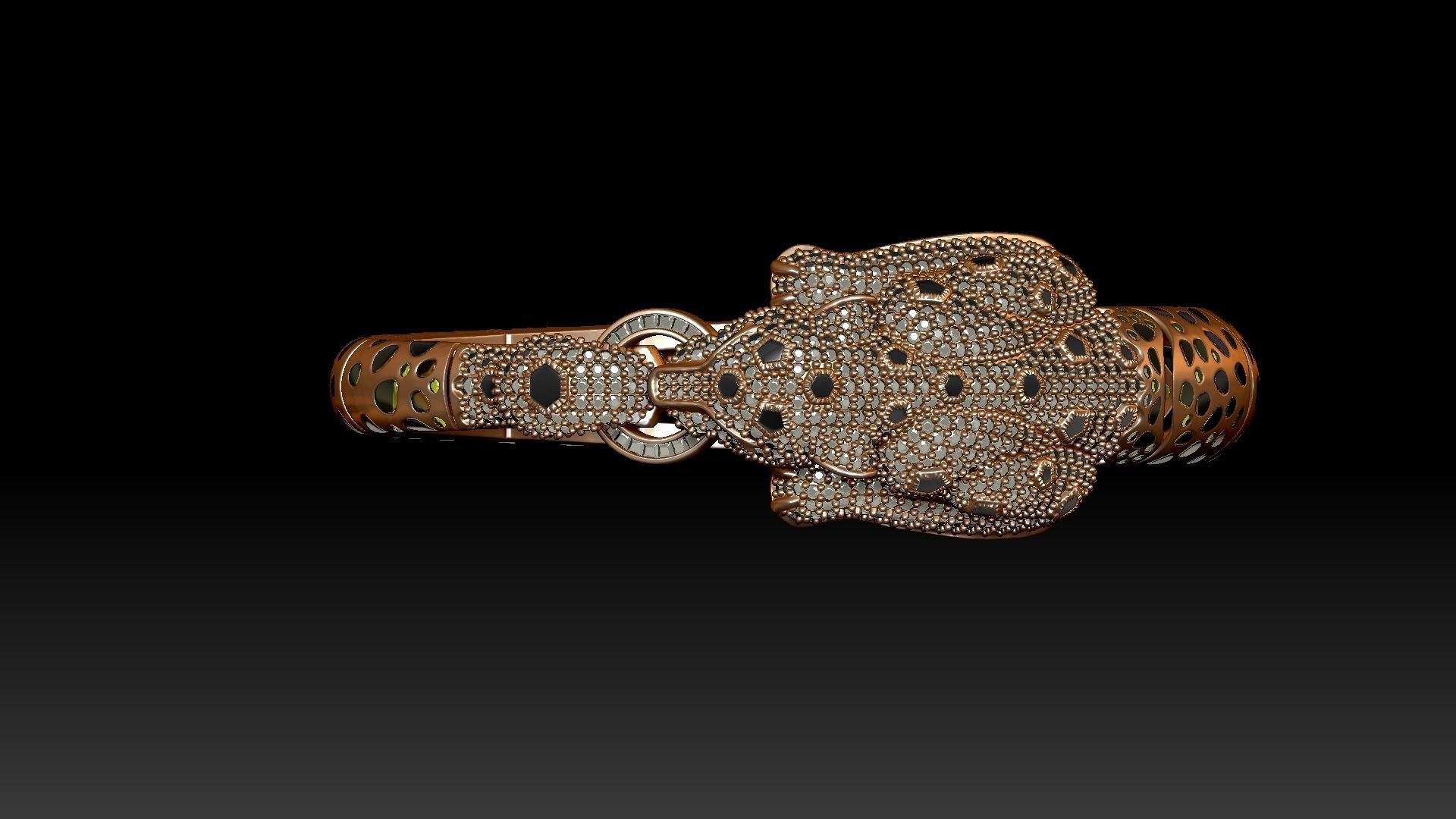 Bracelet 3d jewelry model 3D print model_5