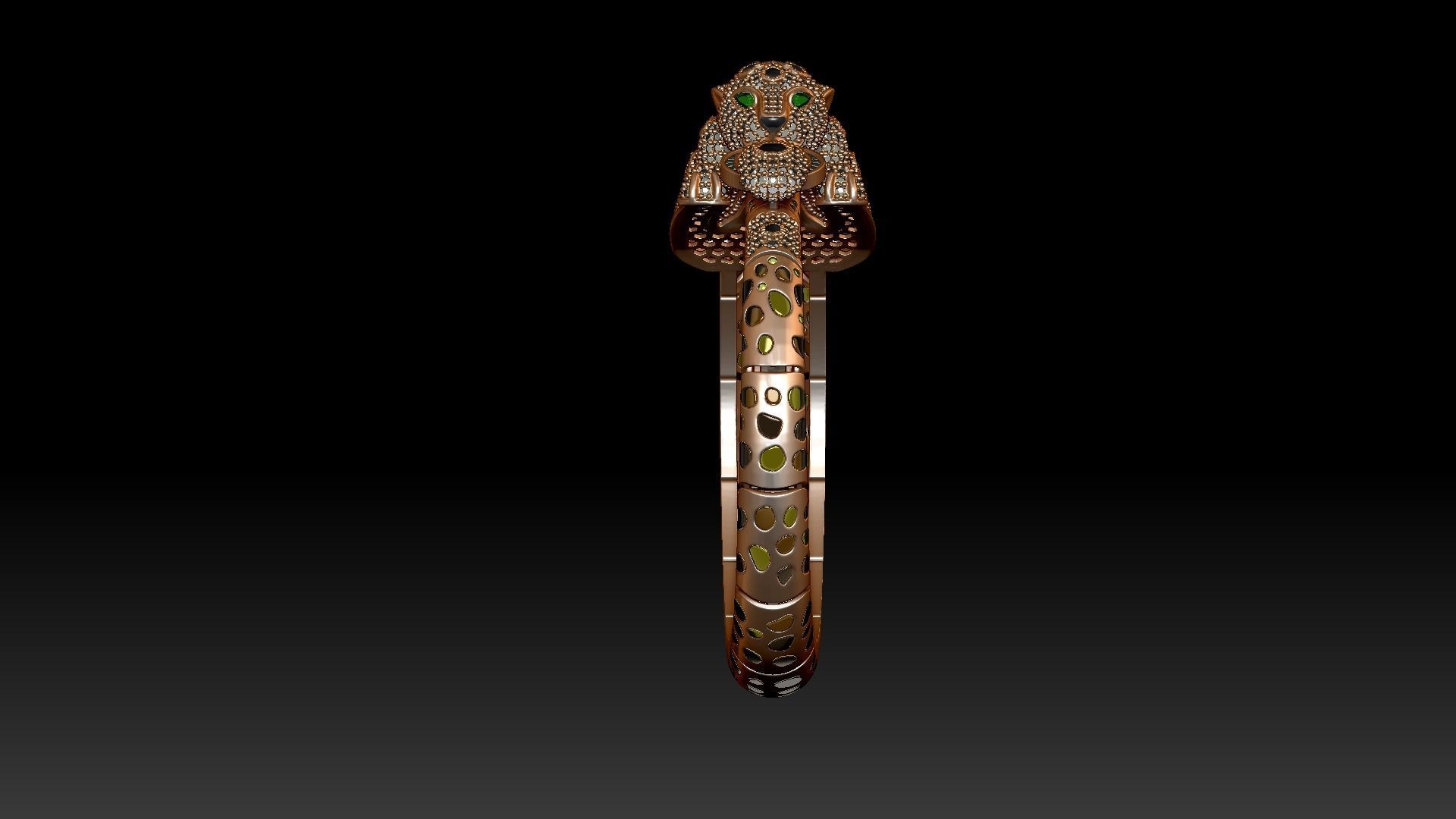 Bracelet 3d jewelry model 3D print model_6