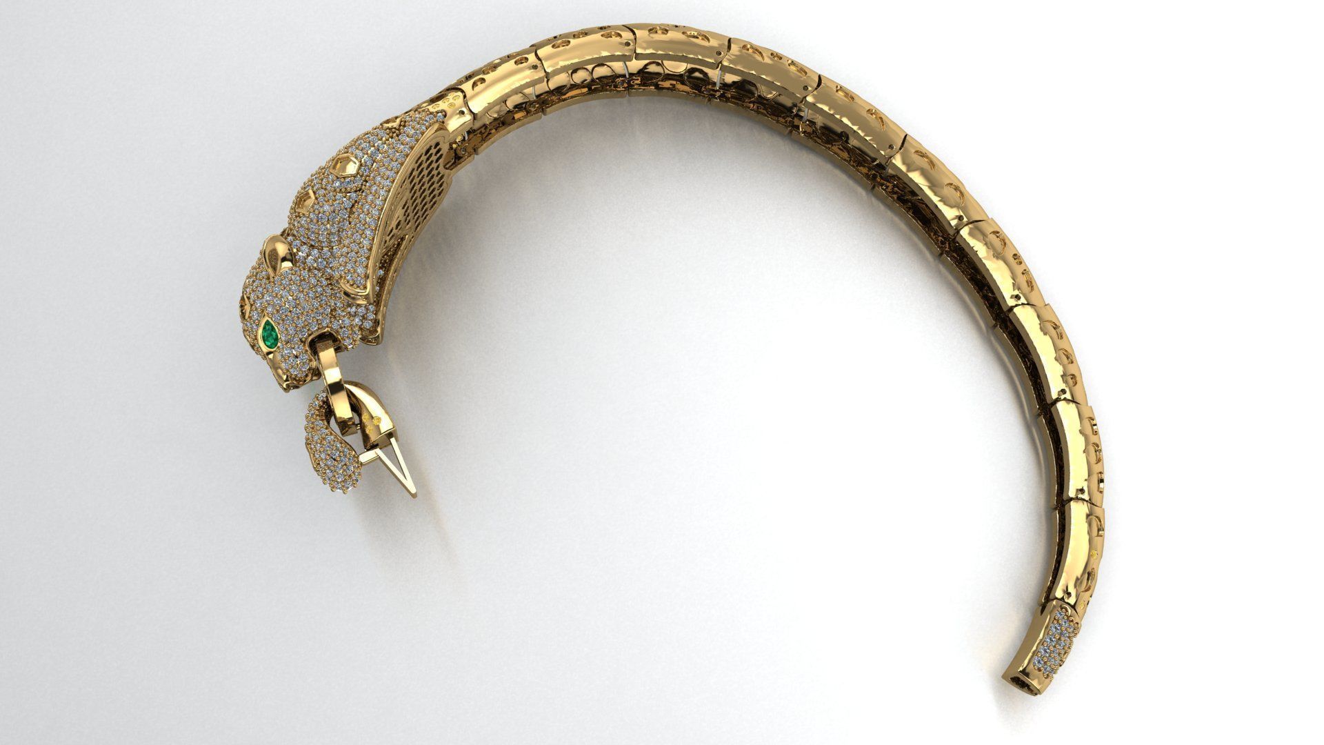 Bracelet 3d jewelry model 3D print model_4