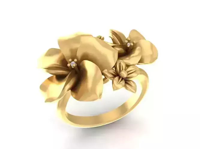 Flower ring  3067