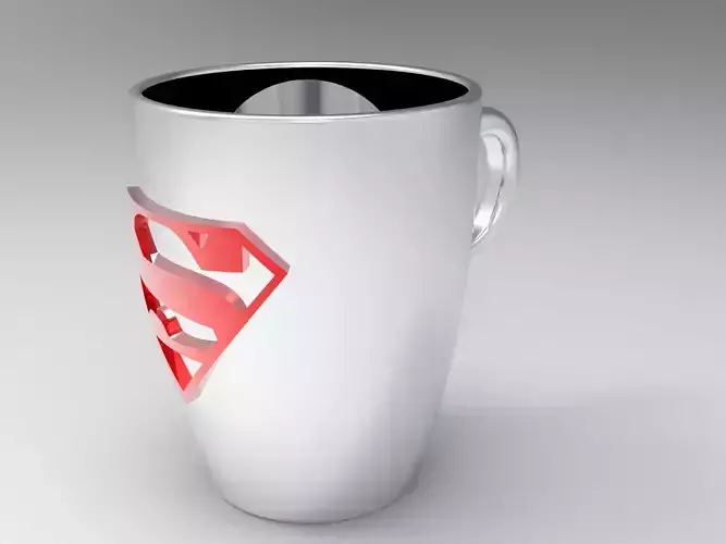 Fun cups superheroes 3D print model