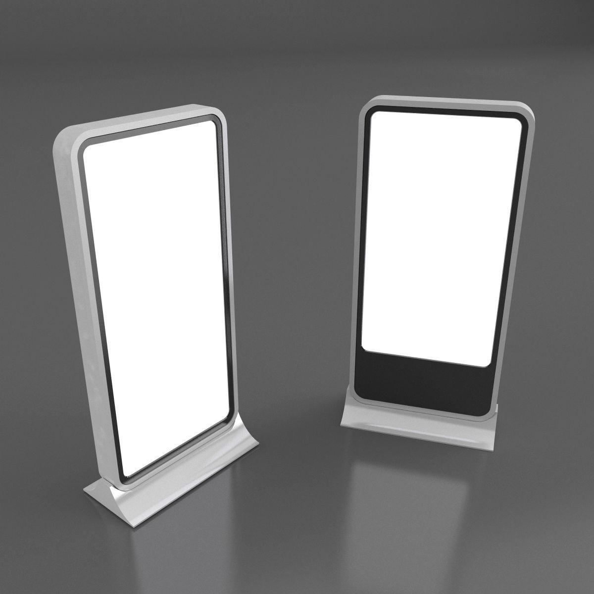 Information Kiosk display  3D model_4