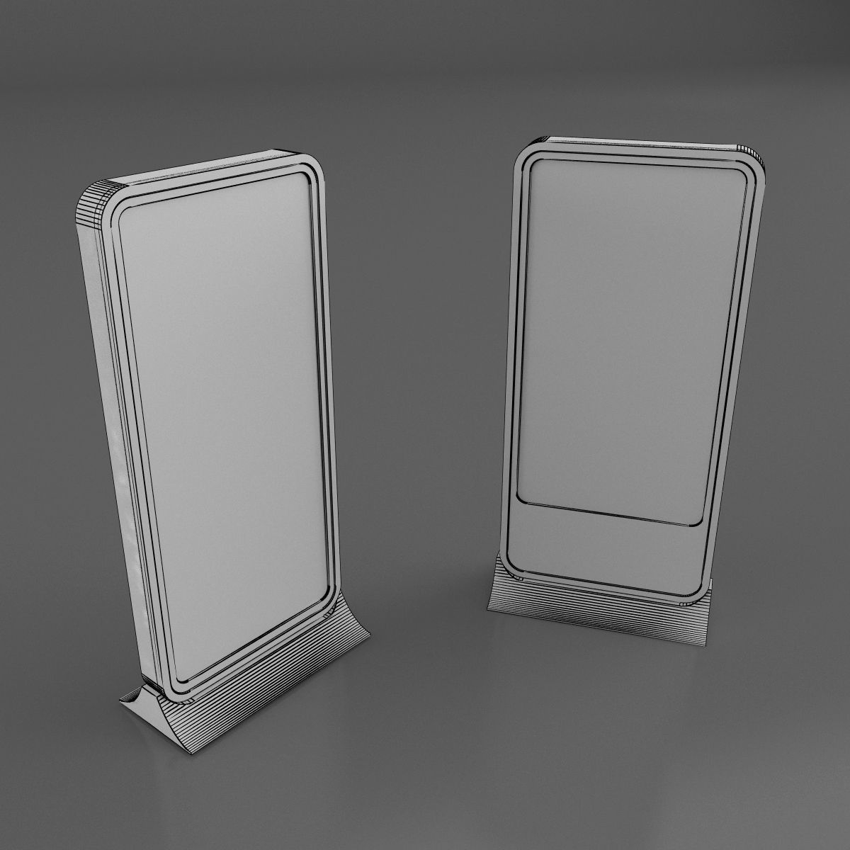 Information Kiosk display  3D model_5