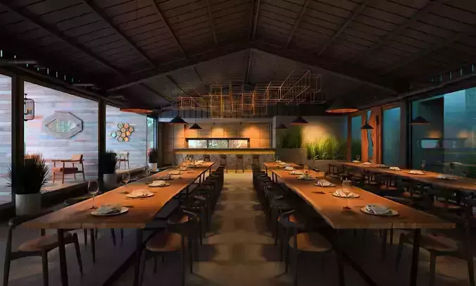 Restaurant Interior 03