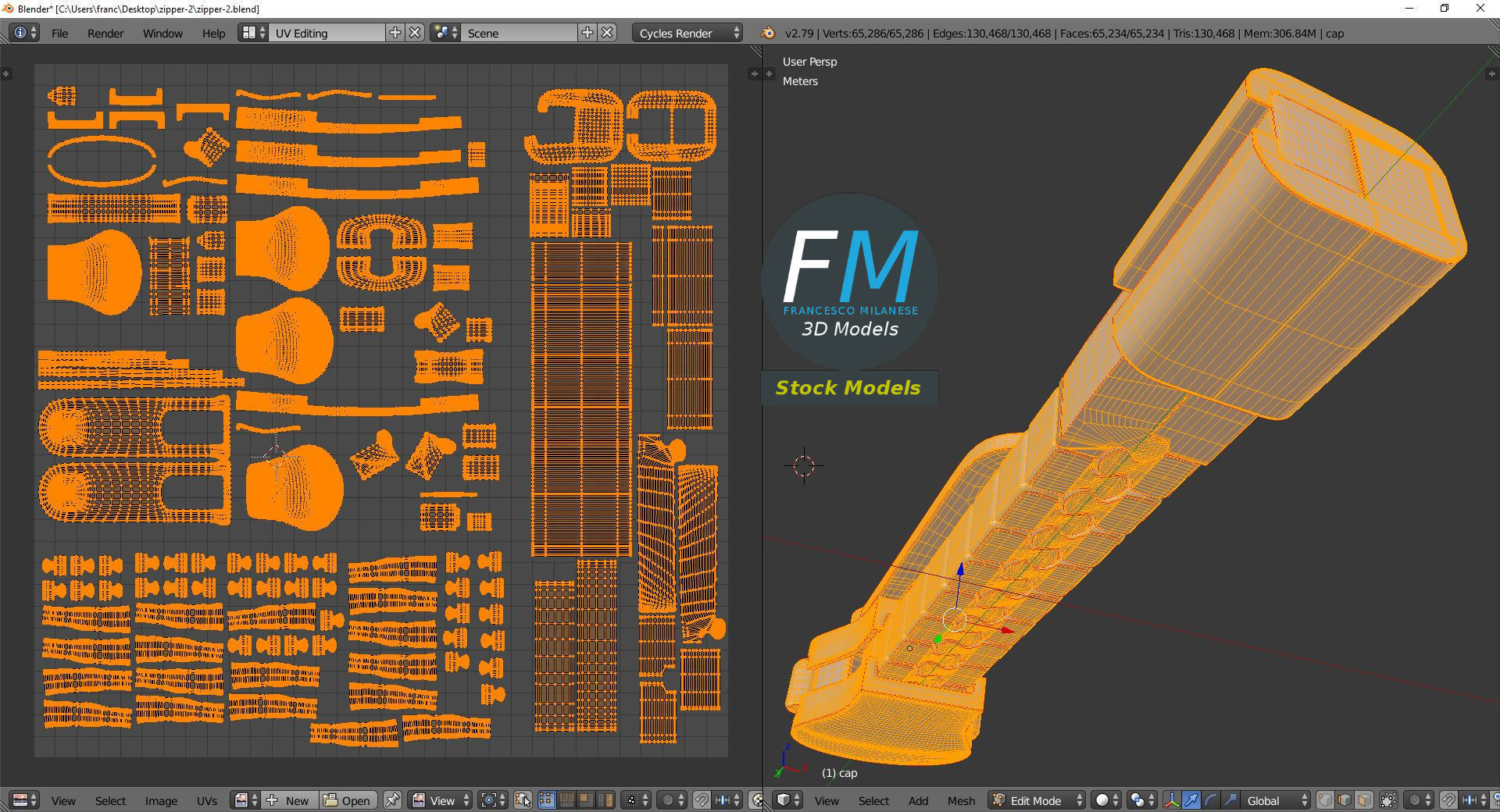 Zipper 2 3D model_10