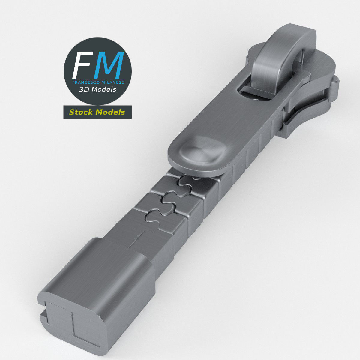 Zipper 2 3D model_2