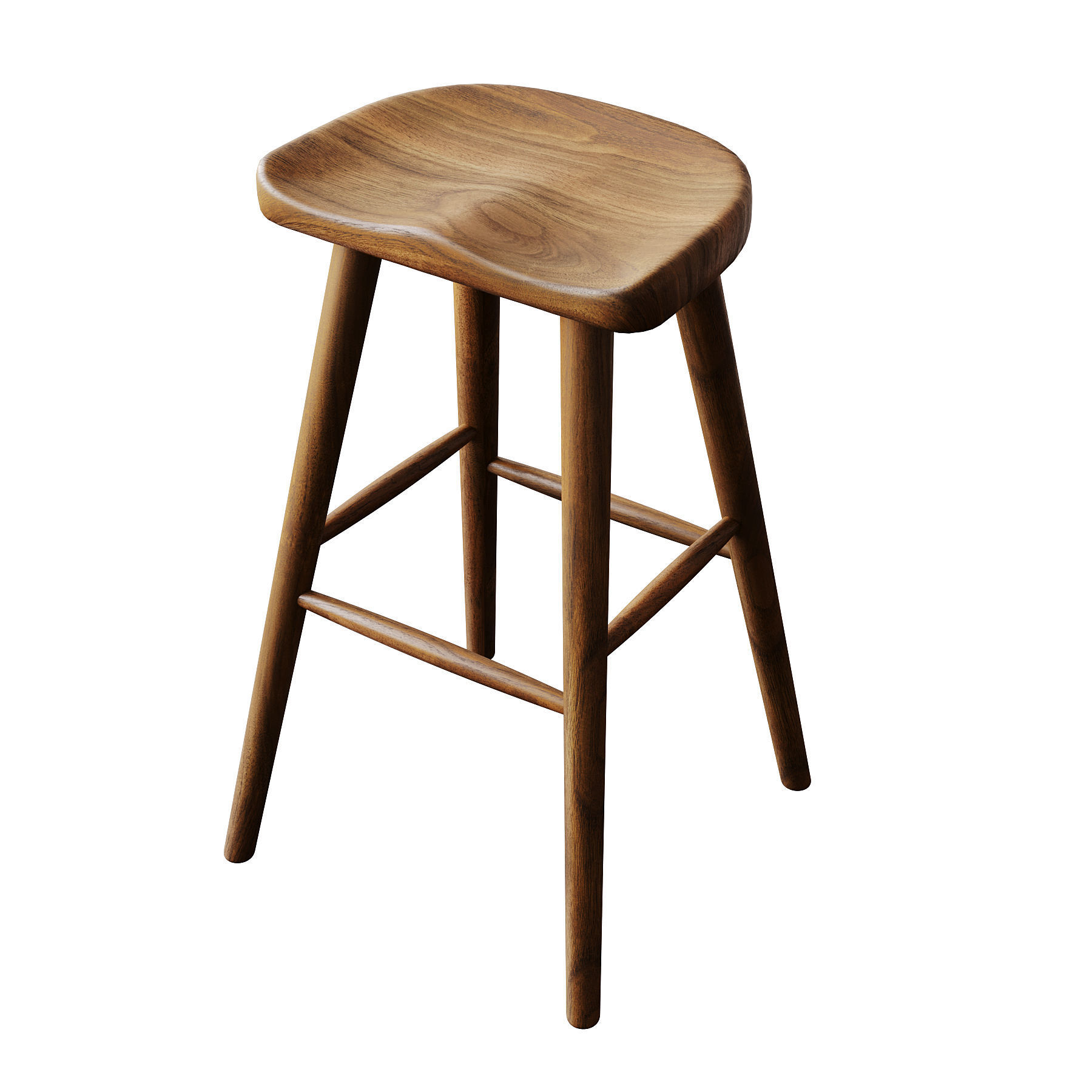 Bar Stool Chair 144 3D model CGTrader