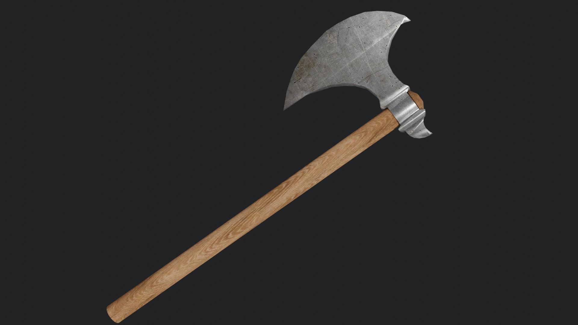 Axe Pack Low-poly 3D model_16