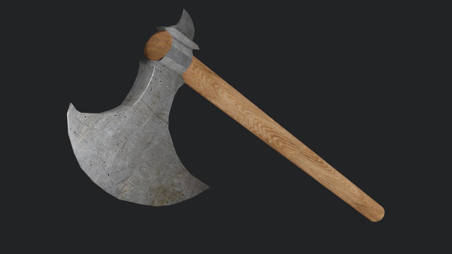 Axe Pack Low-poly 3D model_17
