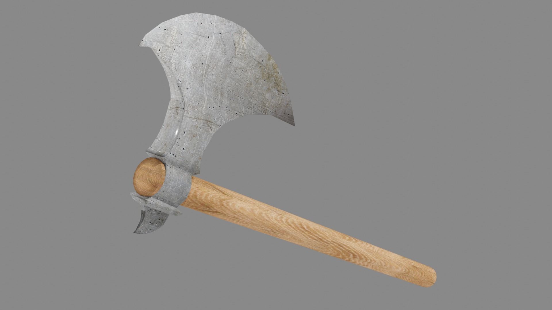 Axe Pack Low-poly 3D model_3