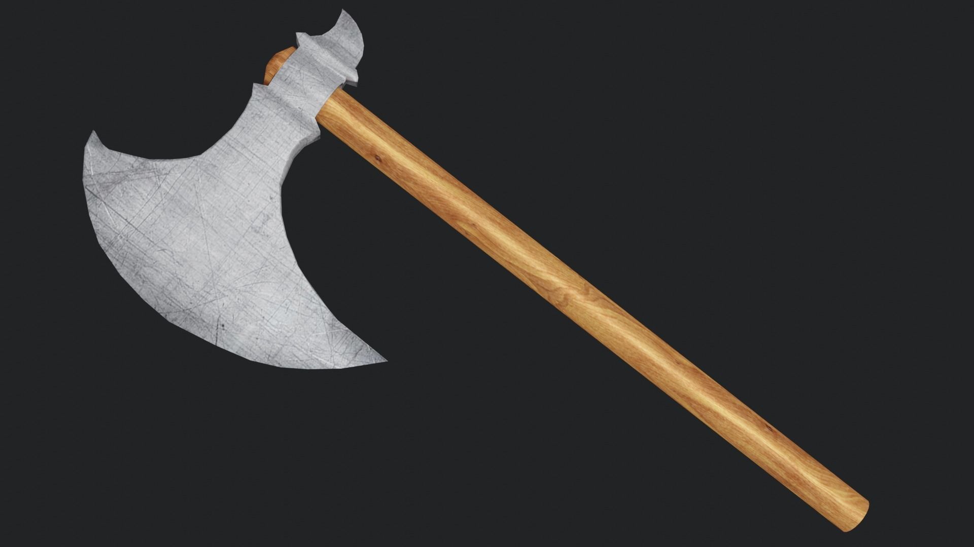 Axe Pack Low-poly 3D model_33