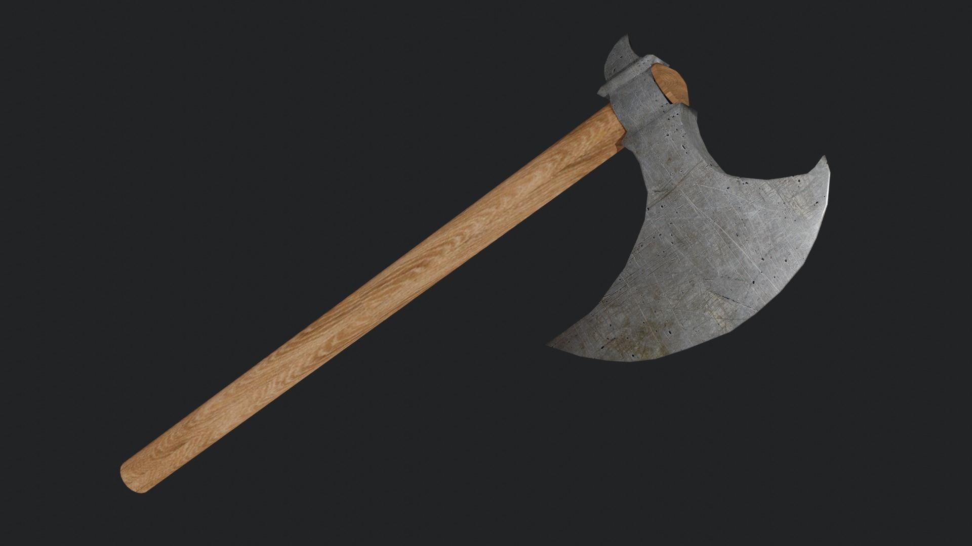 Axe Pack Low-poly 3D model_15