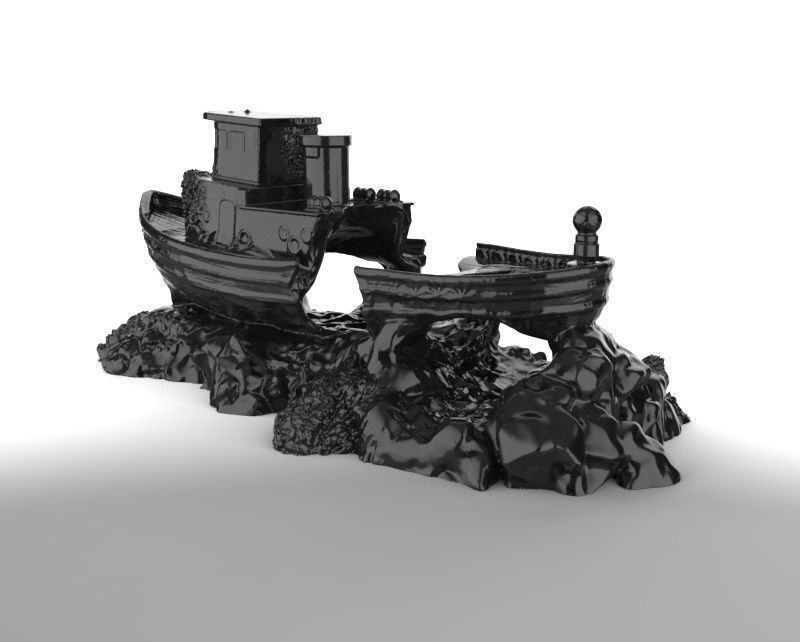 ship decor 3d print model 3D print model_1