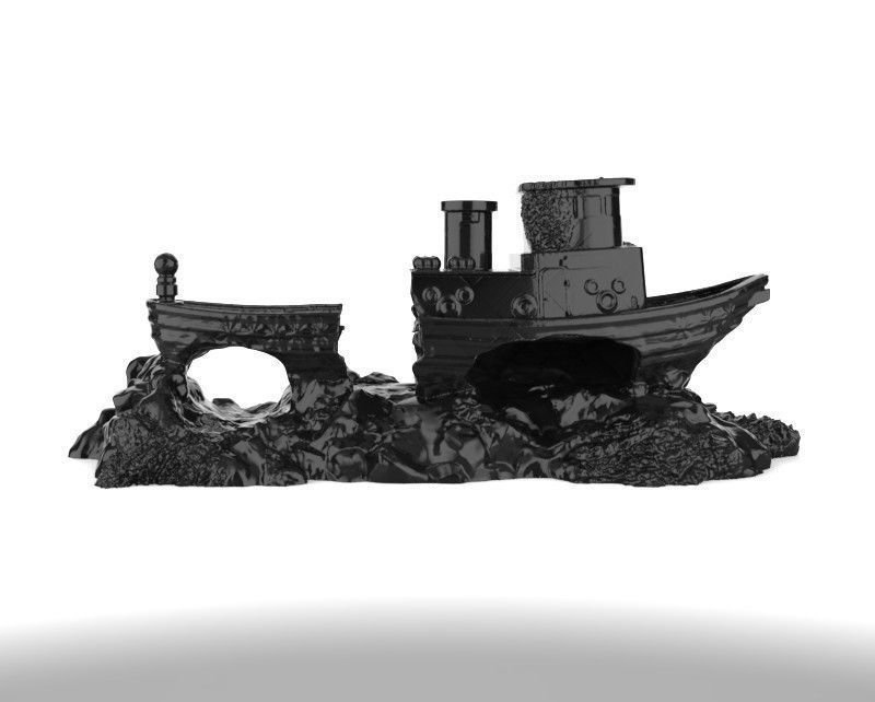ship decor 3d print model 3D print model_26