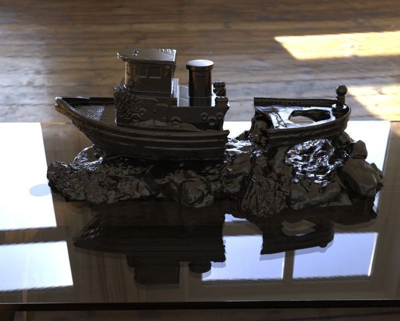 ship decor 3d print model 3D print model_21