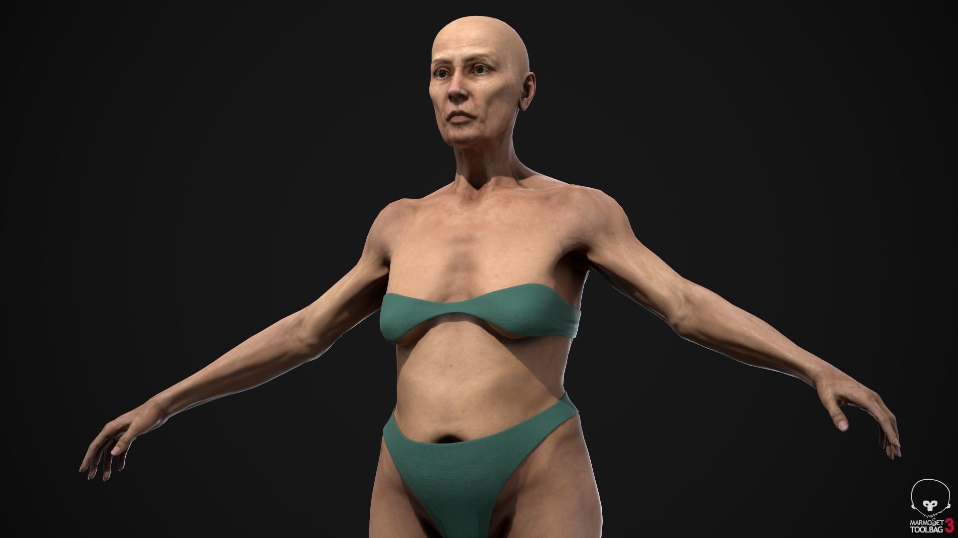 Different ages women pack 3D Model Collection_50