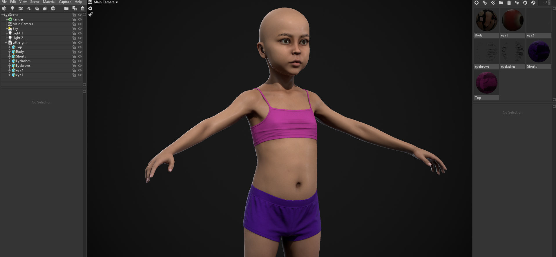 Different ages women pack 3D Model Collection_92