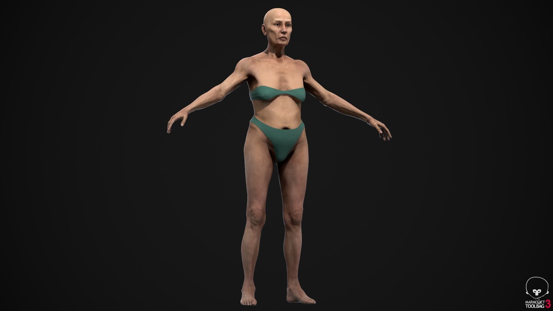 Different ages women pack 3D Model Collection_42